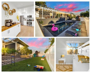 Sunset Paradise - Luxury Villa w/ Heated Pool, Hot Tub, Pizza Oven, Playground, & more